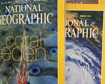 National Geographic 1999 January February March May June Biodiversity Supplement