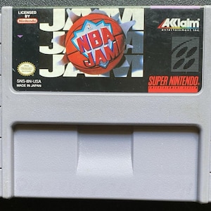 NBA Jam (Super Nintendo Entertainment System, 1994) Game Pack 1992
