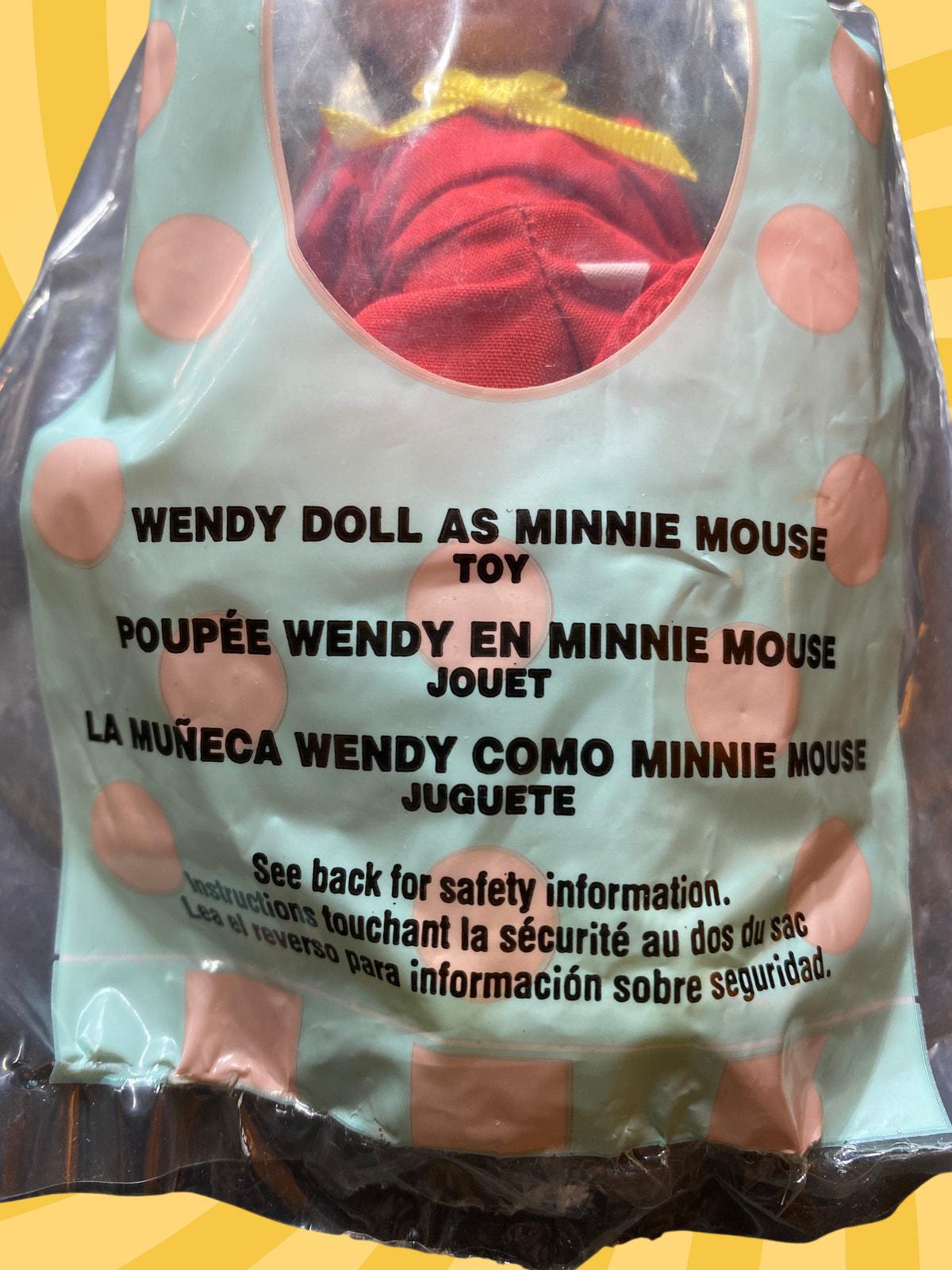 Madame Alexander Wendy as Minnie Mouse Mcdonald's 2004 White