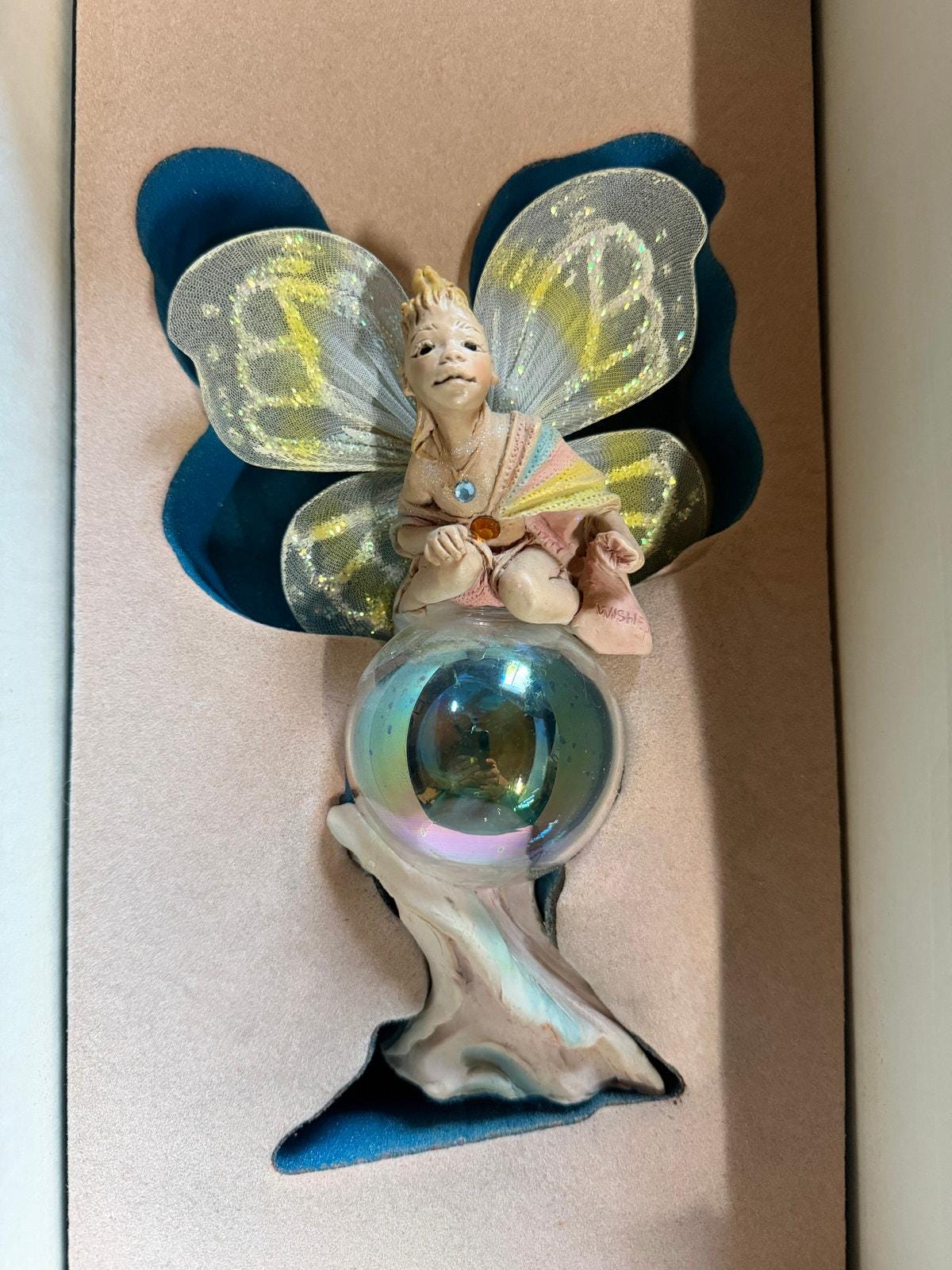 Rawcliffe Bubble Fairy Figurine - Etsy