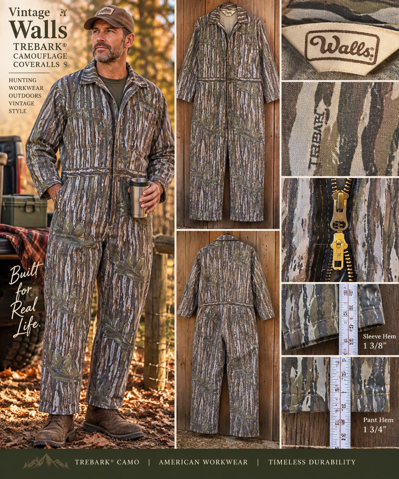 Vintage Trebark Camo - Etsy
