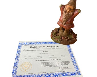 Tom Clark 1985 Gnome Miles Vintage Mold #96 w/COA and Signed Figurine