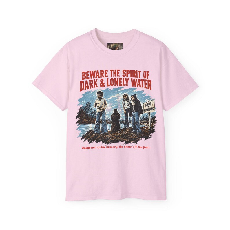 T-Shirt „Der Geist des dunklen und einsamen Wassers“, Retro-Shirt, Hauntology-Kleidung, Top für Informationsfilme Bild 17