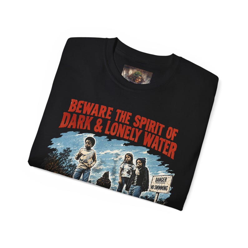 T-Shirt „Der Geist des dunklen und einsamen Wassers“, Retro-Shirt, Hauntology-Kleidung, Top für Informationsfilme Bild 2
