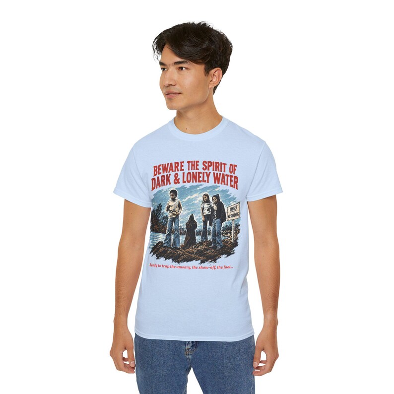 T-Shirt „Der Geist des dunklen und einsamen Wassers“, Retro-Shirt, Hauntology-Kleidung, Top für Informationsfilme Bild 11