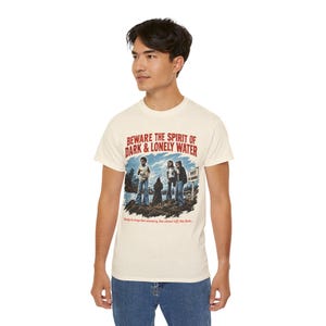 T-Shirt „Der Geist des dunklen und einsamen Wassers“, Retro-Shirt, Hauntology-Kleidung, Top für Informationsfilme Bild 6