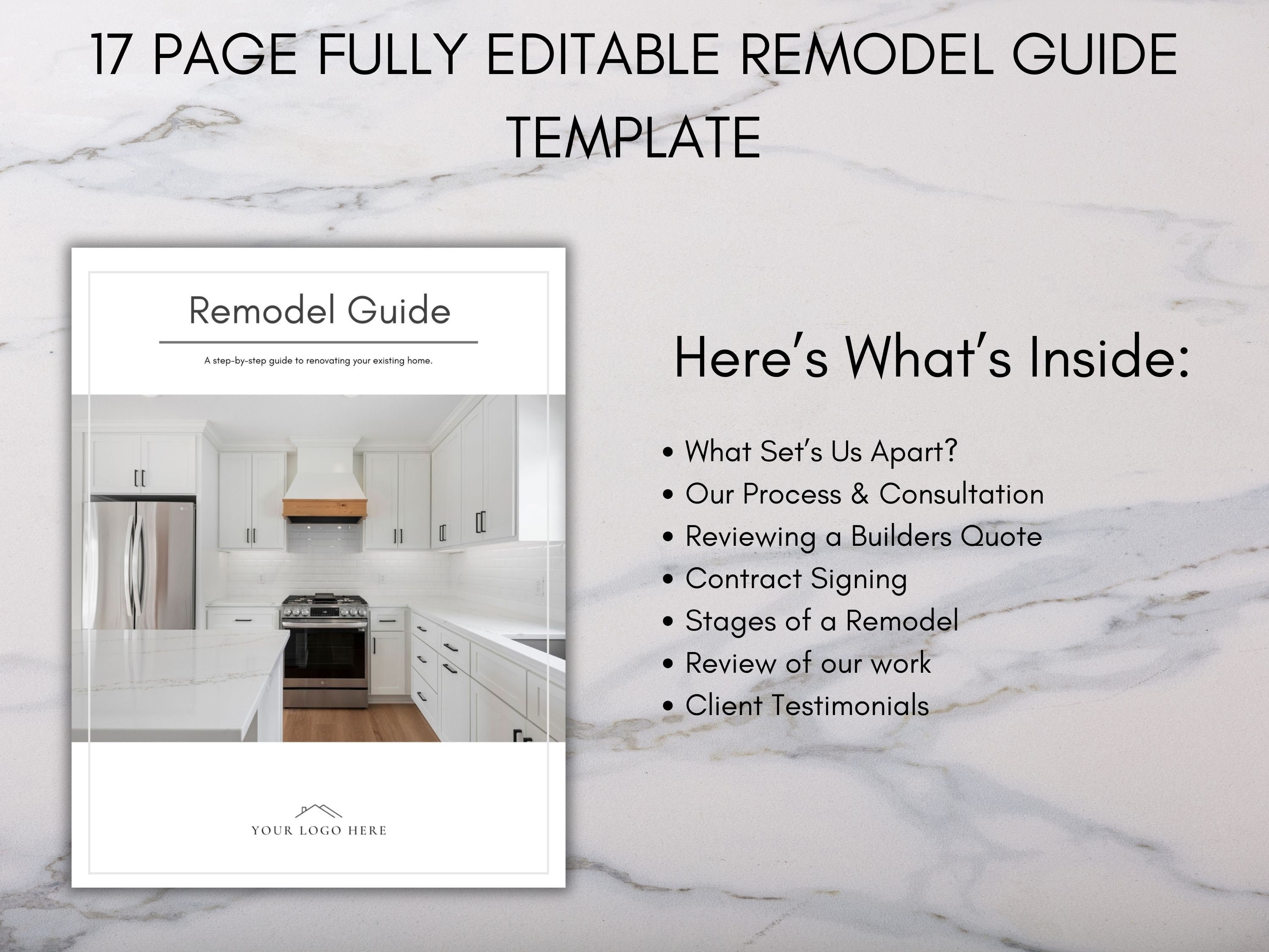Remodeler's Guide: Home Remodeling Process, Builder Client Workbook ...