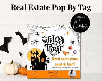 ハロウィーン不動産業者向けギフトタグ：マーケティングポップバイ（PDFダウンロード）