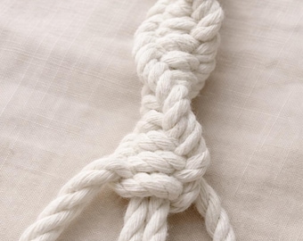 Correa de macramé para perro de 122 cm / Correa de algodón hecha a mano / Correa bohemia para mascotas / Color sorpresa / Fabricada en EE. UU.