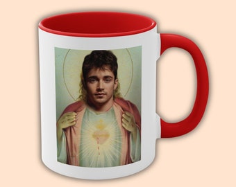 Charles Leclerc Mug, f1 meme mug, formula 1 jesus charles leclerc mug,  Formula 1 mug