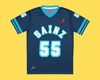 Carlos Sainz-trui, Carlos Sainz Williams f1-jersey, f1 merch Formule 1 gerecyclede uniseks sporttrui.