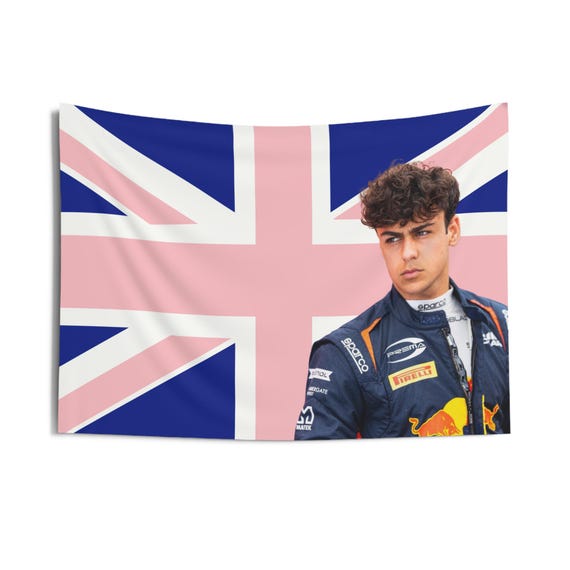 Arvid Lindblad F1 フラグ、36 インチ x 26 インチの F1 タペストリー 