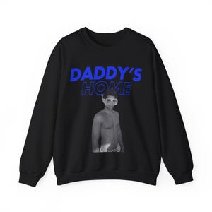 Carlos Sainz Sweatshirt, Williams Carlos Sainz Daddy's Home sweatshirt, F1 sweatshirt, f1 gift, Williams Formula 1. Black