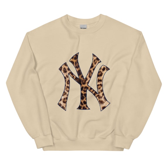 Yankees カモフラージュ フード付きスウェット Leopard Print New York Yankees Sweatshirt. - Etsy