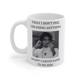 Carlos Sainz mug, f1 mug, formula 1 gift.