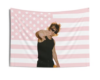 Bandera de Joe Keery, 36" x 26", tapiz de Joe Keery.