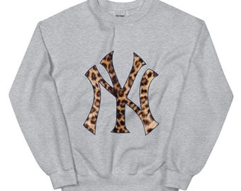 Felpa con stampa leopardata dei New York Yankees.