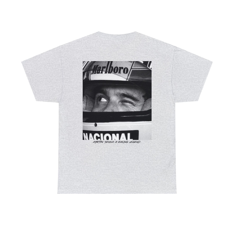 Ayrton senna tshirt, f1 tshirt, monaco tshirt. Ash