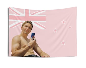Liam Lawson Flag, Pink F1 flag, Indoor f1 tapestry, 36"x26"Formula 1 flag.