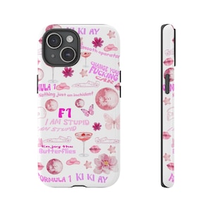 Custodia per telefono F1, custodia per telefono resistente F1 da ragazza, custodia per telefono F1 Y2K, regalo F1, custodia Formula 1, custodia iPhone 16 F1
