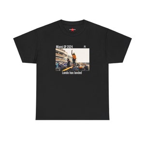 Lando norris first win tshirt, Miami grandprix f1 tshirt, f1 gift for him her, unisex f1 Lando Norris shirt.