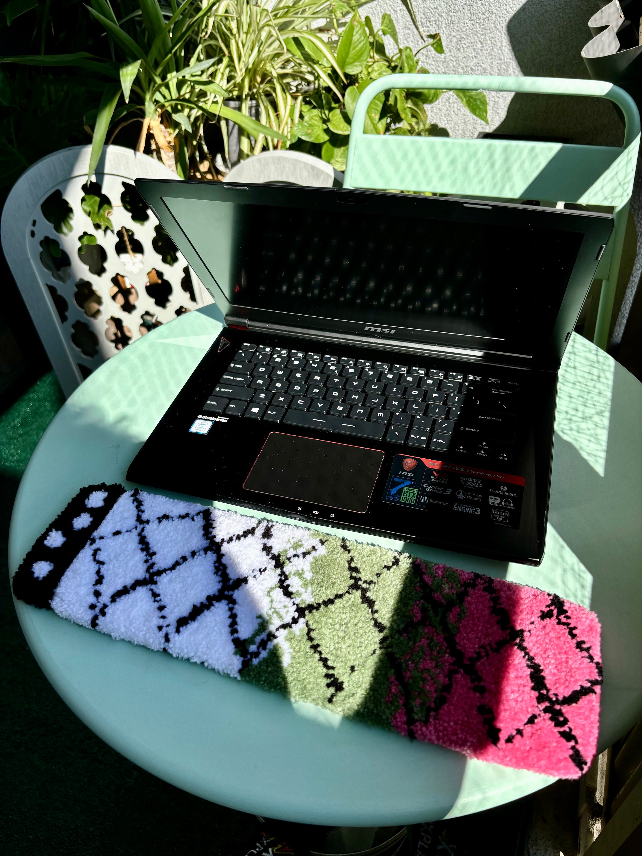 Insect Hashira Tufted Desk Rug, Shinobu Demon Slayer Anime Wrist Rest ...