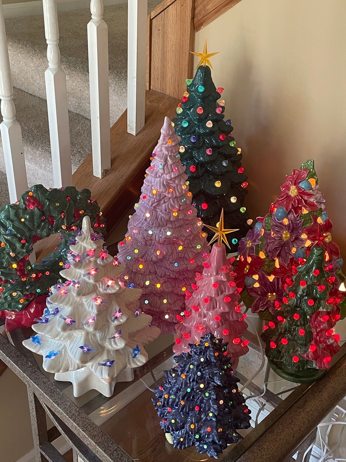 Vintage Ceramic Trees Etsy