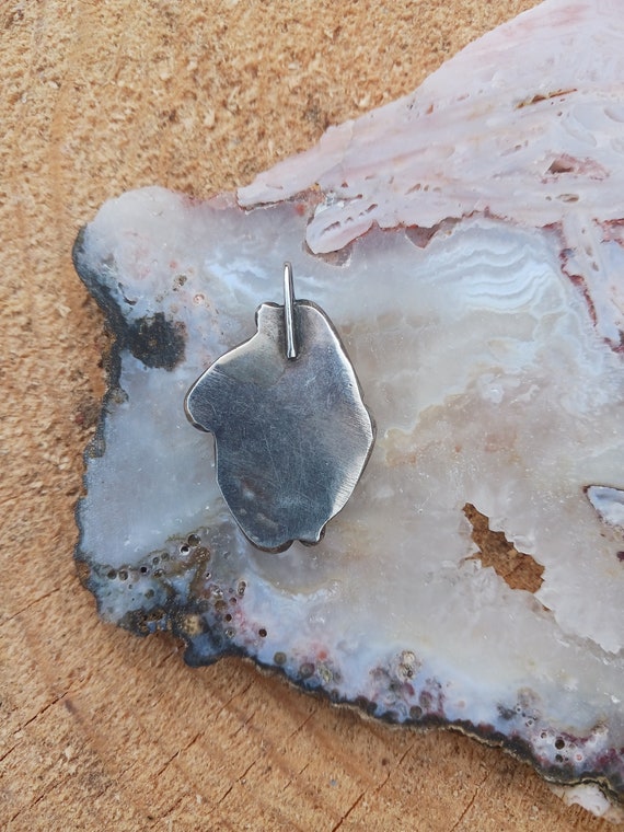 Silver turquoise pendant - image 3