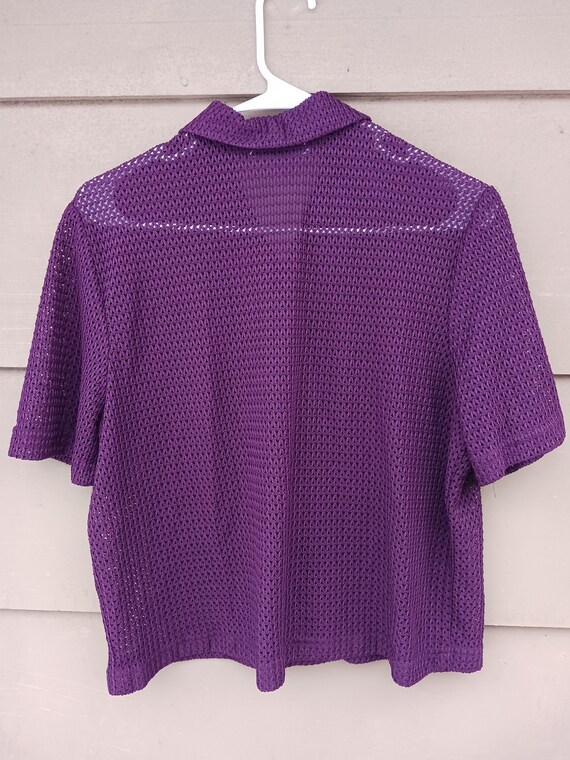 Vintage shirt clothing knit women's clothing (M) - image 3
