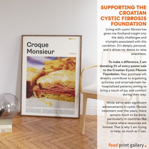 a picture of a magazine with a picture of a sandwich