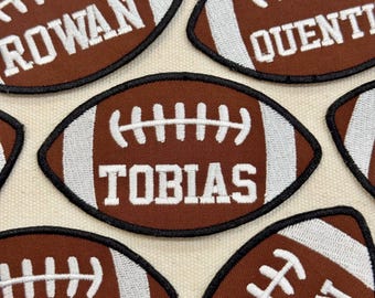 Parche personalizado con nombre de jugador de fútbol, parche bordado para planchar o coser