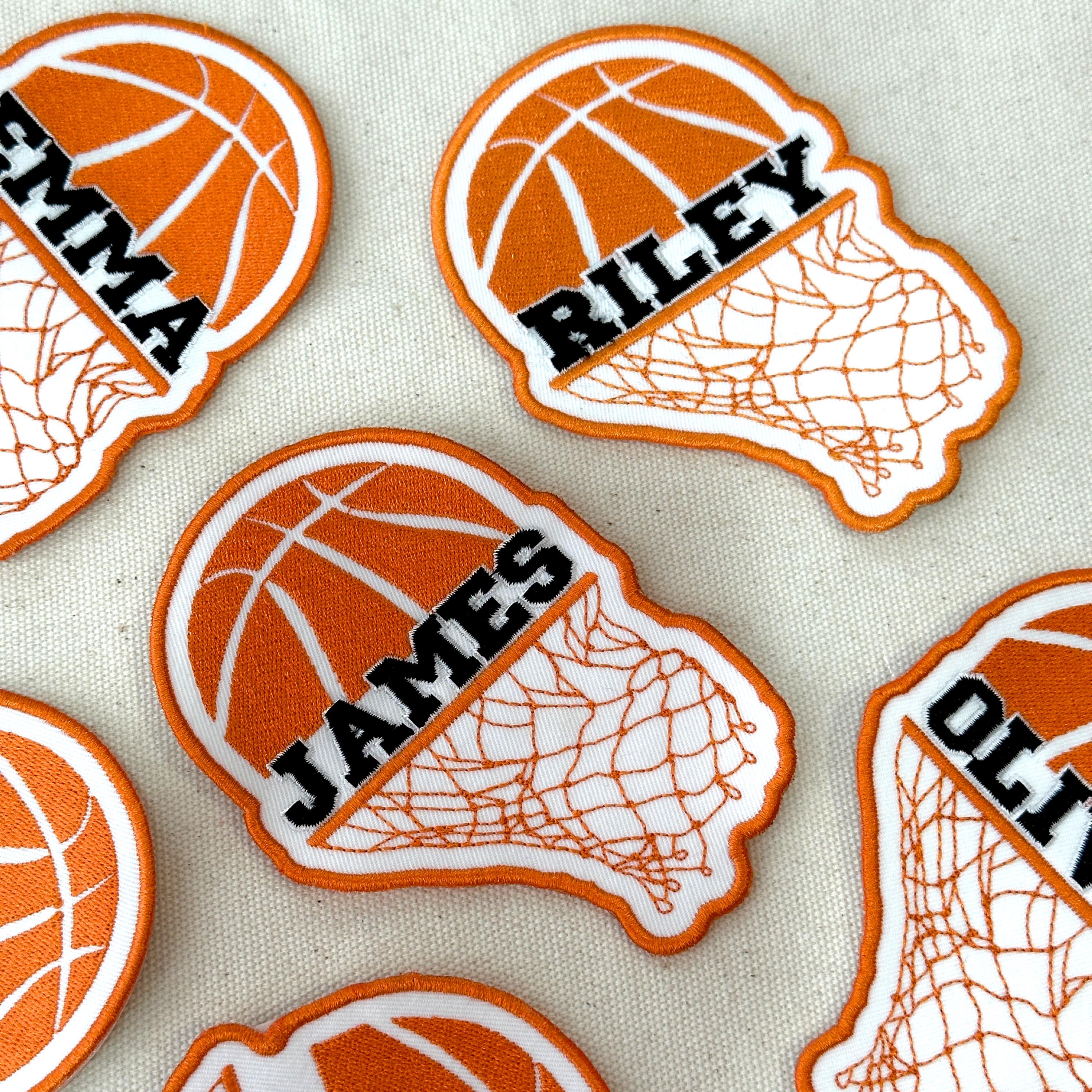 Custom Embroidered Basketball Name Patch: Iron on or Sew On - Etsy