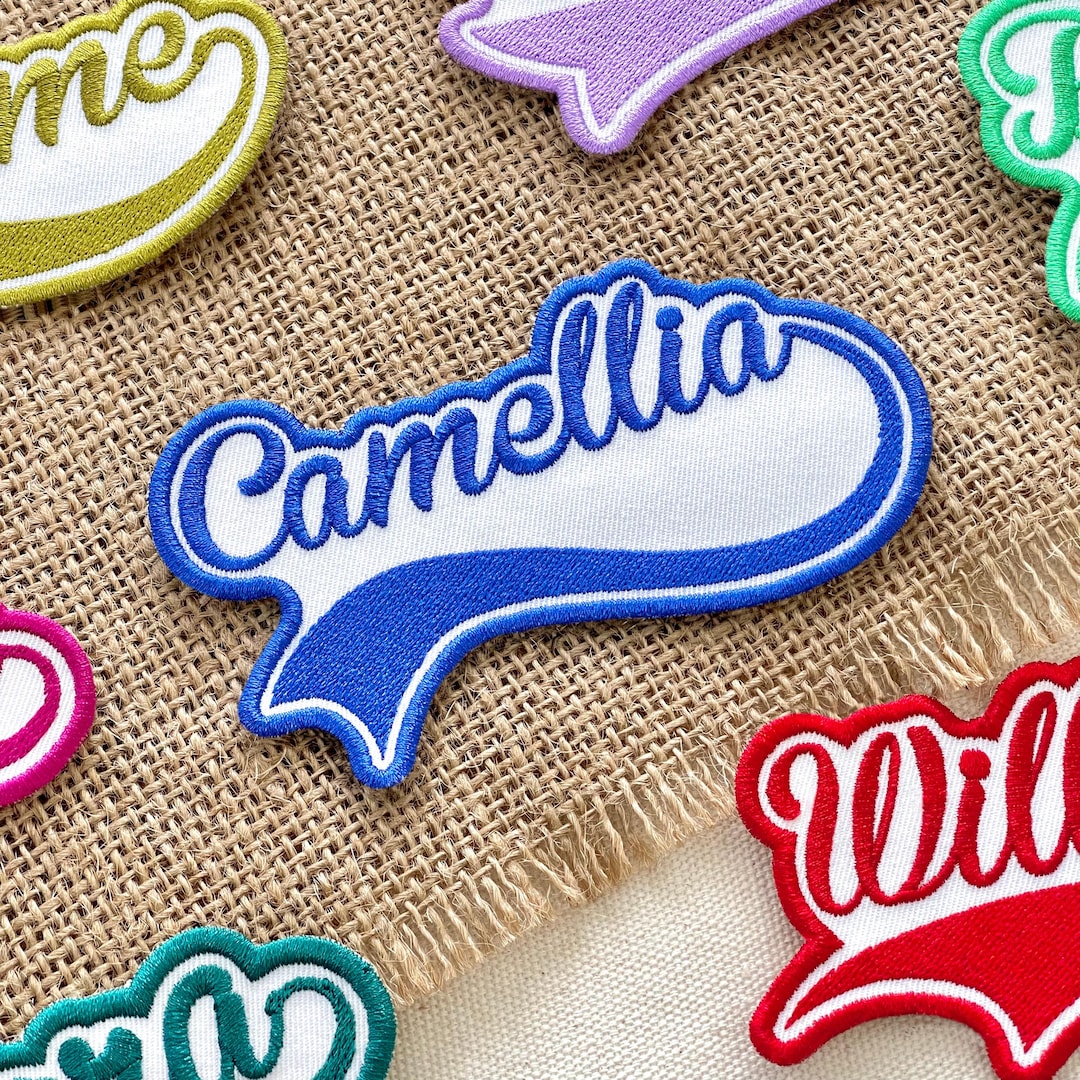 Custom Embroidered Name Patch: Iron-on, Sew-on, or Hook & Loop - Etsy