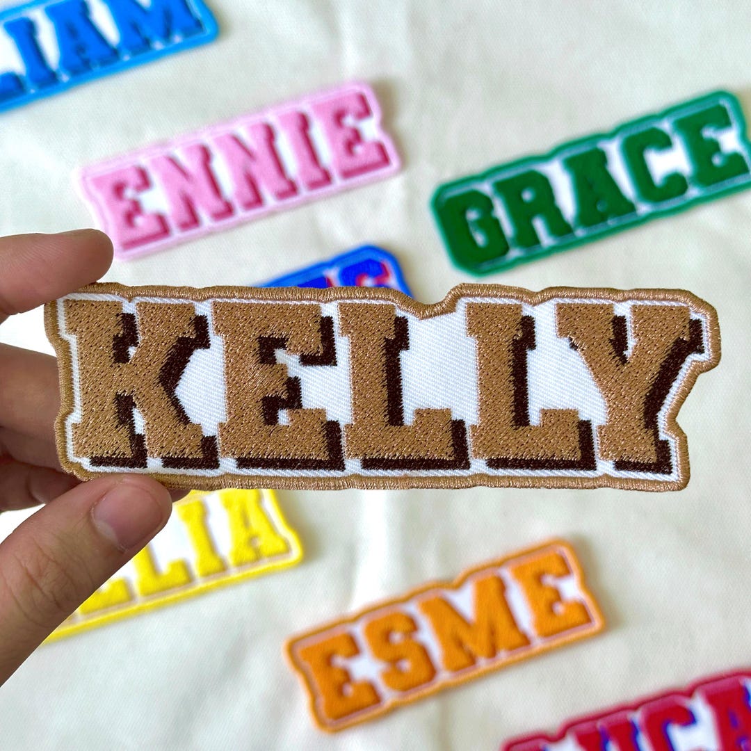 Custom Embroidered Name Patch – Iron-on, Sew-on, or Hook & Loop - Etsy