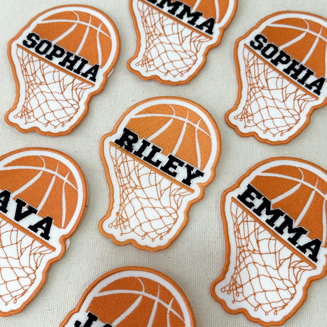 Custom Embroidered Basketball Name Patch: Iron on or Sew On - Etsy