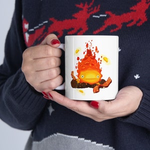 Calcifer - ghibli howls moving castle coffee mug · Linkitty Art ♥ · Online  Store Powered by Storenvy