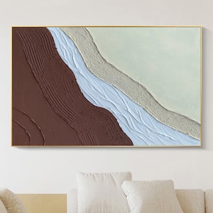 3D Texture Art Large Wall Art Terracotta Textured Wall Art Terracotta Abstract Art Minimalist Wall Art Heavy Textured Wall Art Plaster Art