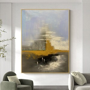Large Gold Abstract Painting Gold Texture Painting Deep Gold Painting Gold Textured Wall Art Gold Abstract Wall Painting Large Canvas Art