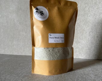 Mélange pour le bain détoxifiant pour tout le corps | Sels pour le corps | Détox magnésium | Toxines de métaux lourds | Prendre soin de soi Détendez-vous | Bain détox 2 lb | Relaxant musculaire | Enfants