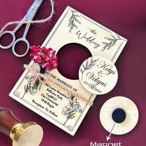 Gepersonaliseerde custom, feestbedankjes voor gasten, Save Our Date-magneet, moderne trouwmagneten, quinceanera-gunsten. Magneet: