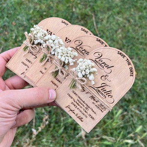 Calamita, Eucalipto, Fiore, Lavanda, Bomboniere per Ospiti - 100% Legno di Betulla, Bomboniere per Baby Shower, Quinceañera. Rustico