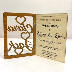 Personalisierte Muschel Holz Einladung, Hochzeitseinladungen gesetzt, Rustikale hölzerne Hochzeitseinladungen, Einladungen, Boho Hochzeit İnvitations