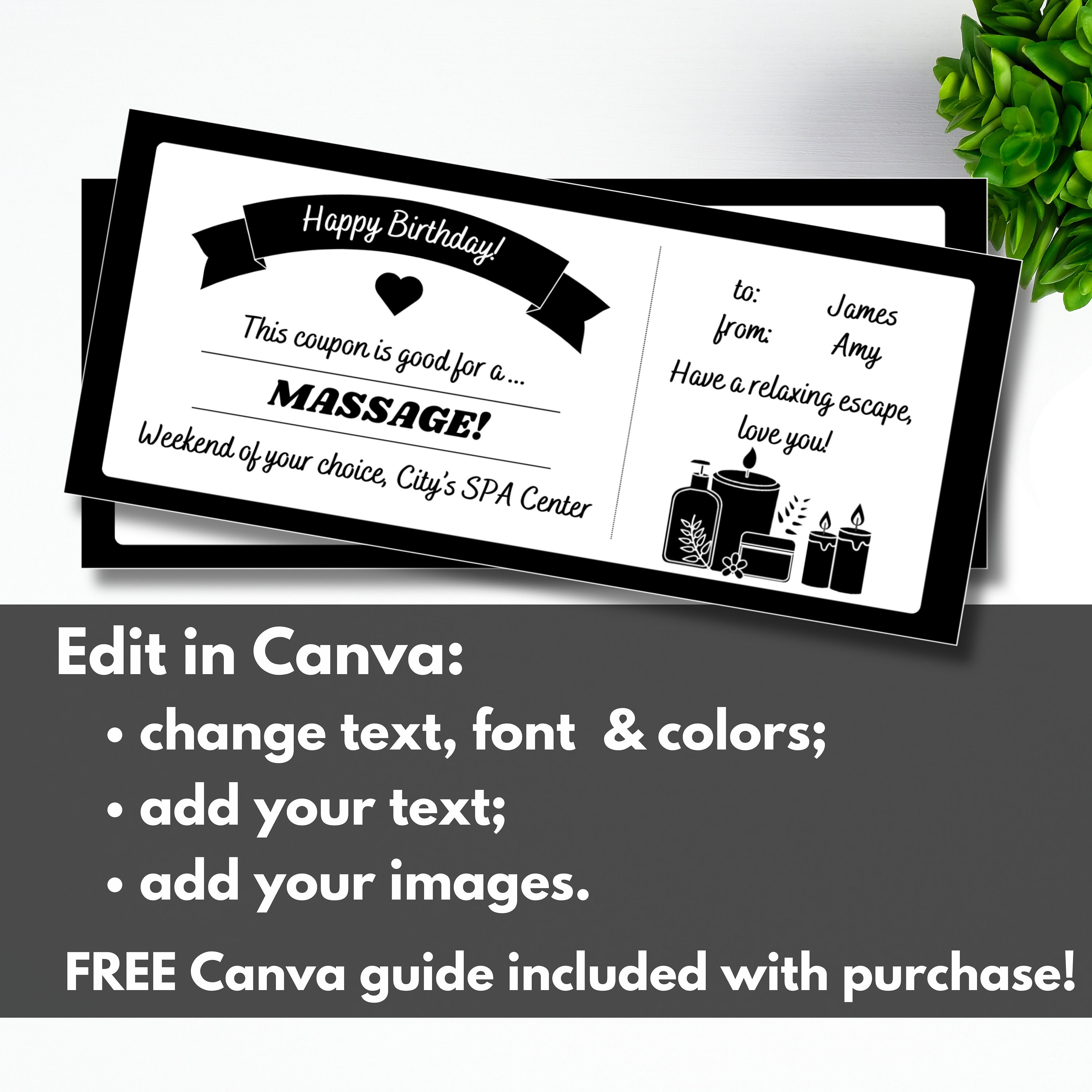 Massage Therapy Gift Certificate Template Couples Massage Voucher Massage Therapy Gift Certificate Template Couples Massage Voucher