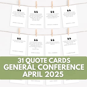 Algemene conferentie citaatkaarten april 2025, LDS Conference 2025 inspirerende citaatkaart, LDS kerk cadeau, voel de grotere liefde van de Heiland