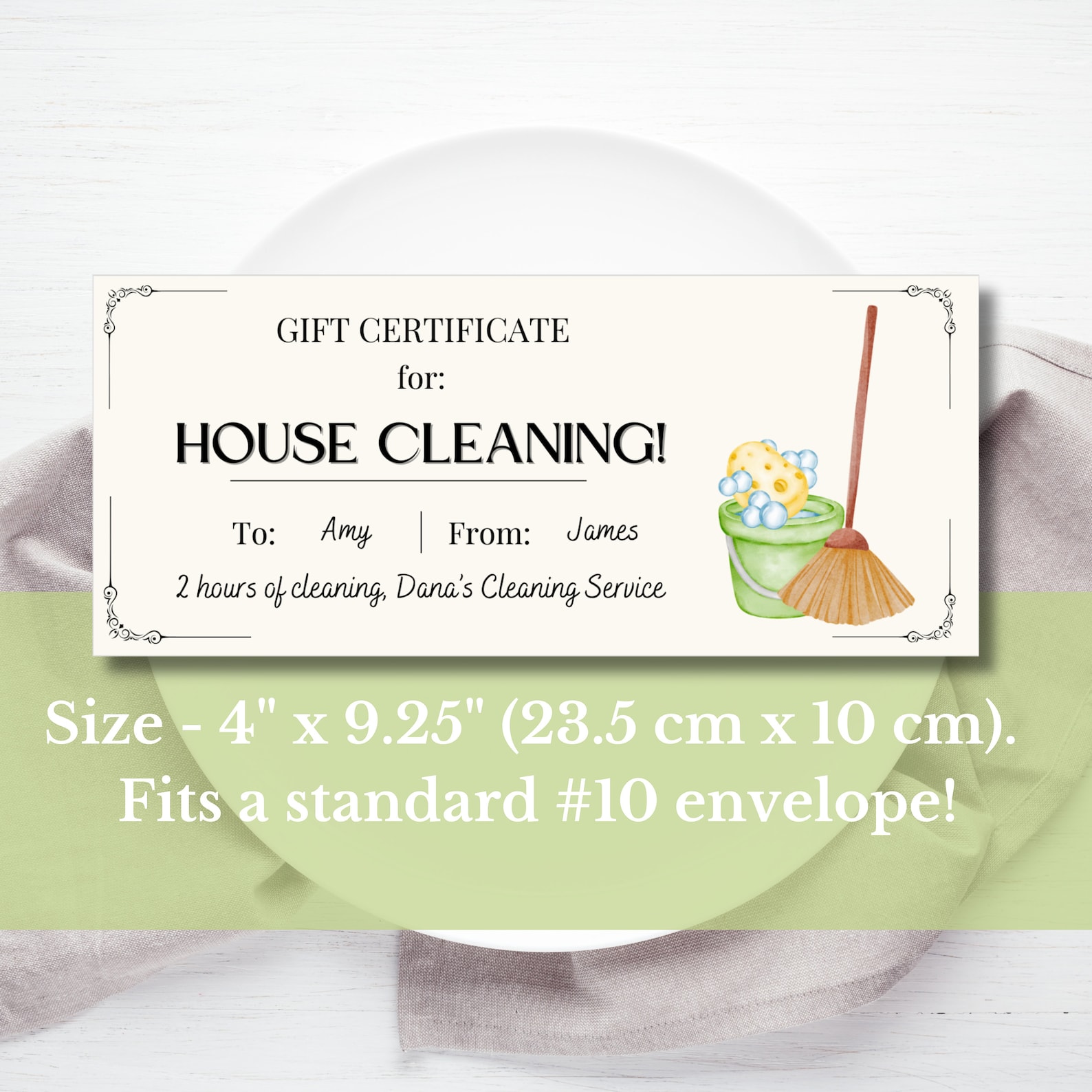 House Cleaning Gift Certificate Template New Mom Gift Voucher