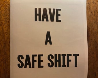Have A Safe Shift - A Zine About Working at an Amazon Warehouse