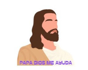 PAPA DIOS STICKER