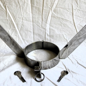 Steel Ballet Stocks Restraint Bondage Pillory Locking Collectable Unique