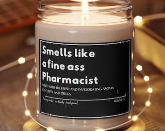 Odora di candela da farmacista dal bel culo, regalo divertente per farmacista, regalo per fidanzato, regalo per fidanzata