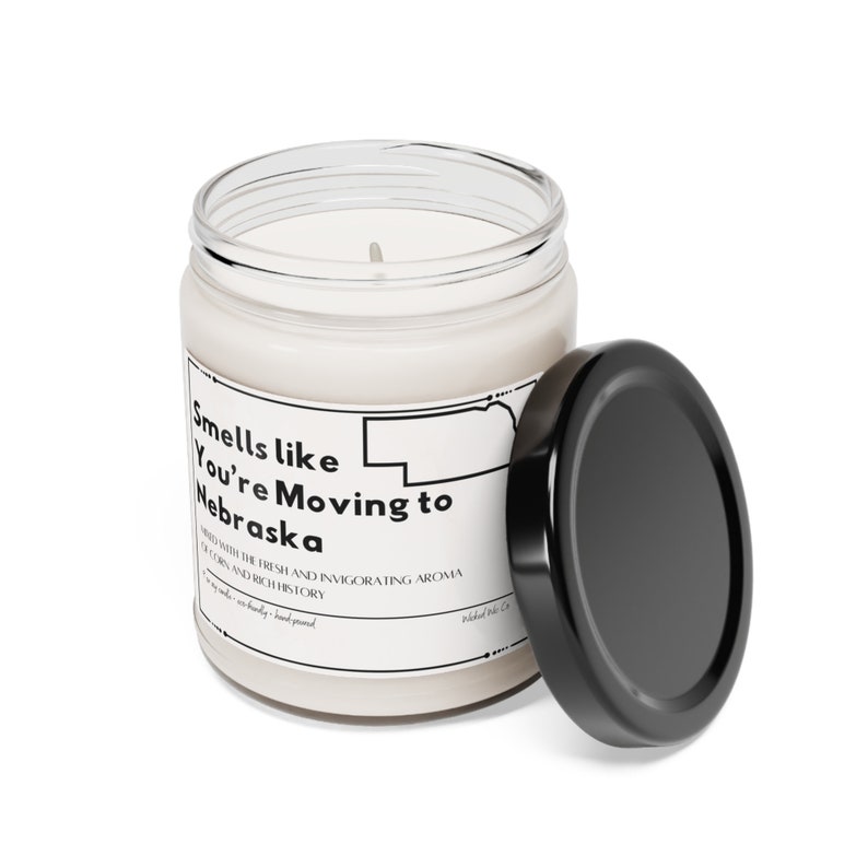 Smells Like You're Moving to Nebraska Candle Going Away Etsy